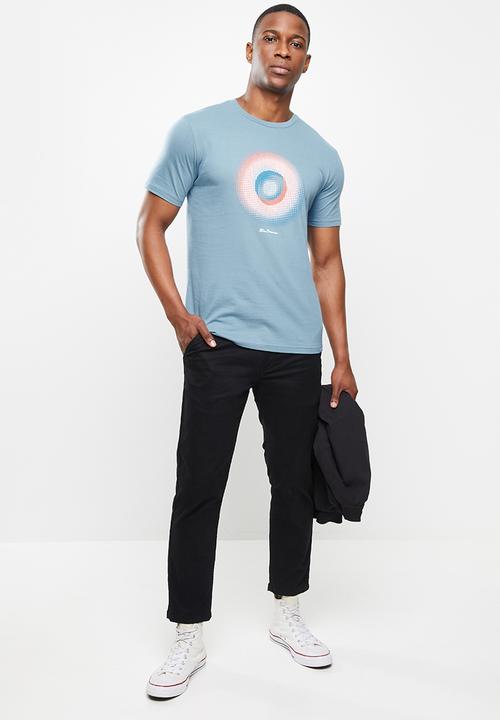 Ben Sherman - Holo target tee - blue