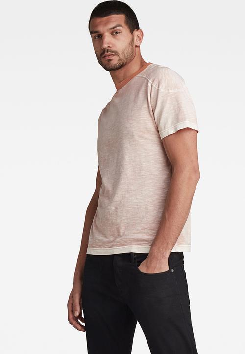 G-STAR - Rugby spray loose r tee - pink