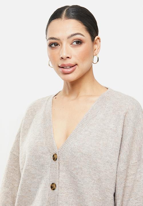 Missguided - Recycled cardigan co ord - sand