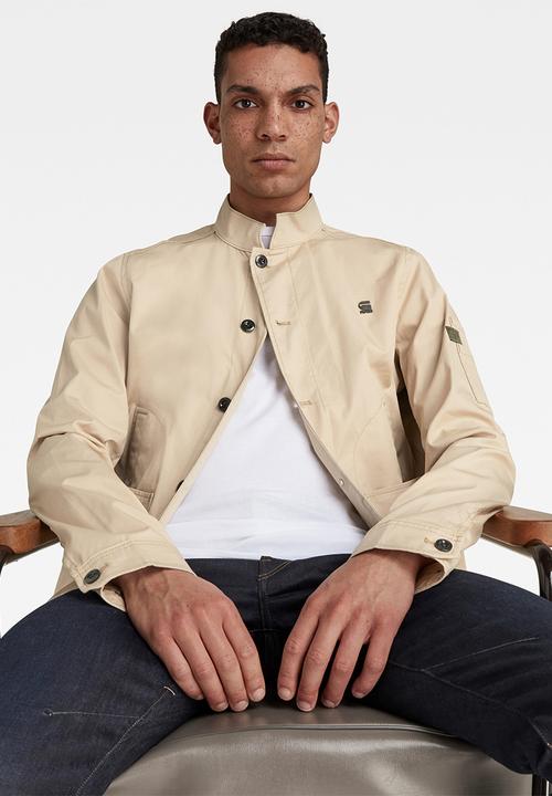 G-STAR - Worker ripstop utility indoor jacket - westpoint khaki