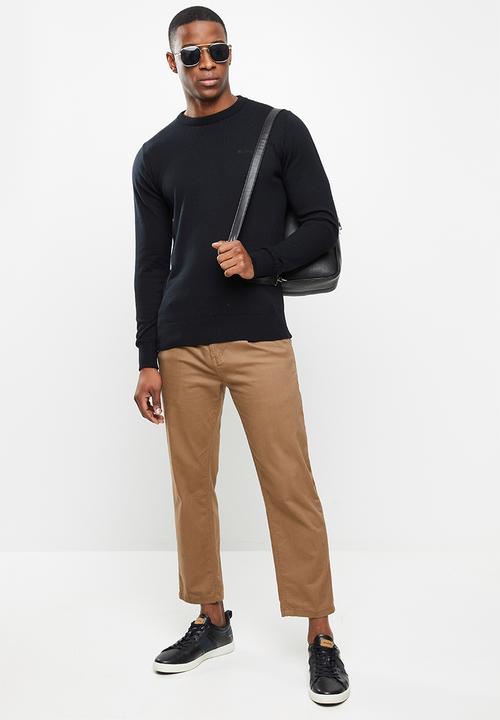 Ben Sherman - Crew knit - black