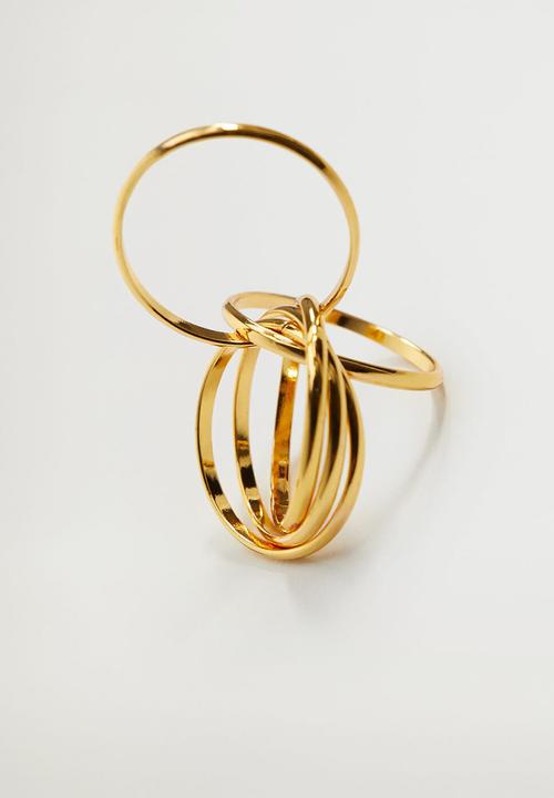 MANGO - Ring trio - gold 