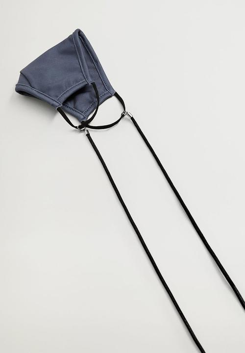 MANGO - Mask necklace - black