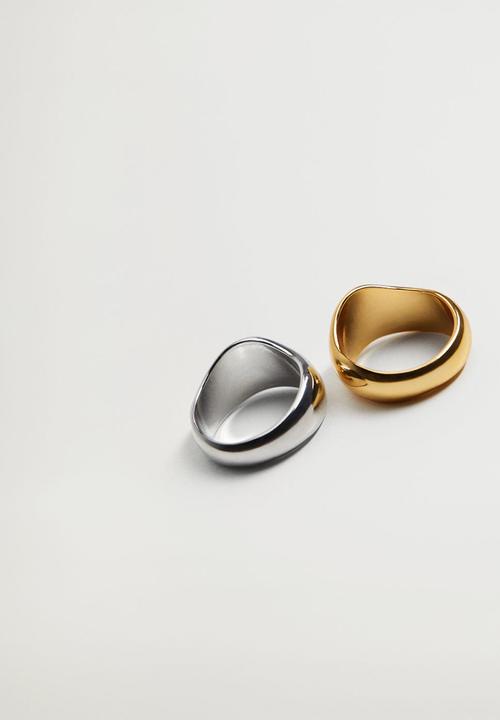 MANGO - Ring tif - gold & silver 