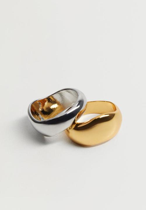 MANGO - Ring tif - gold & silver 