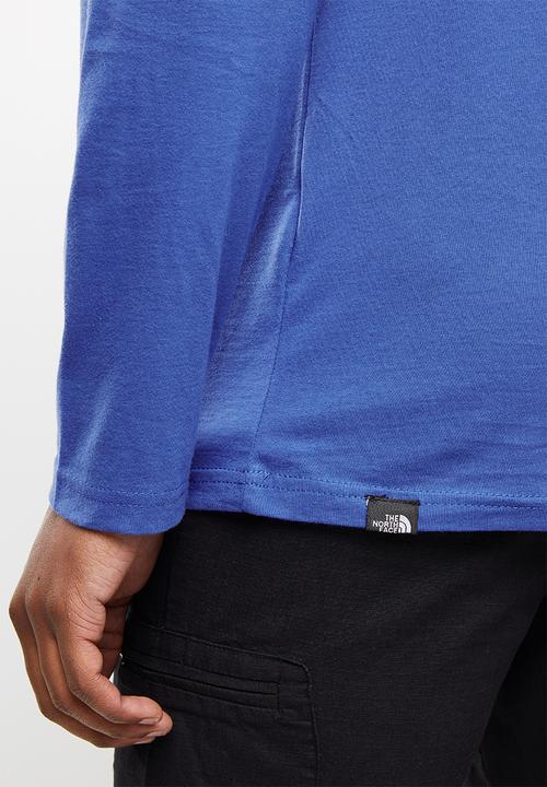 The North Face - Long sleeve fine tee - blue