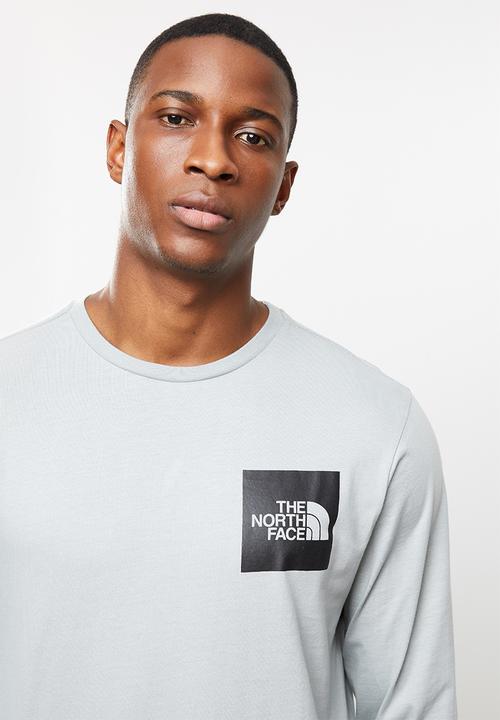 The North Face - Long sleeve fine tee - light grey