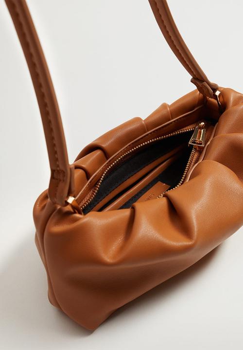 MANGO - Poli bag - brown