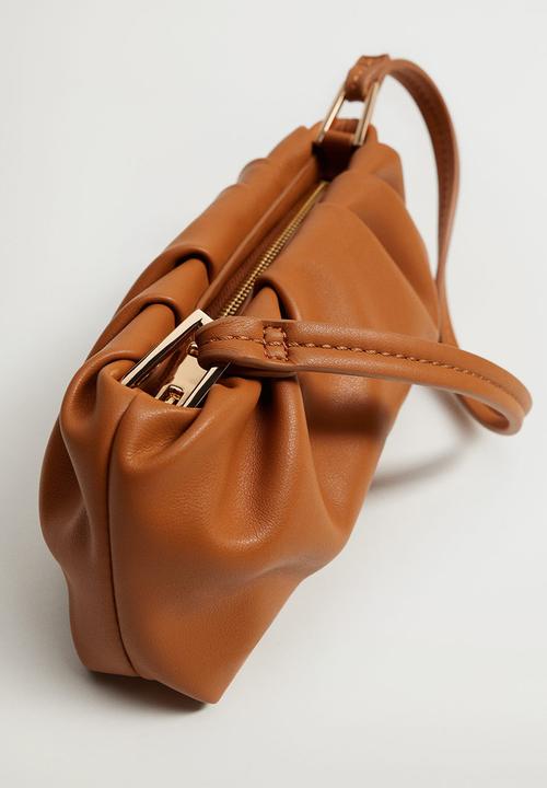 MANGO - Poli bag - brown