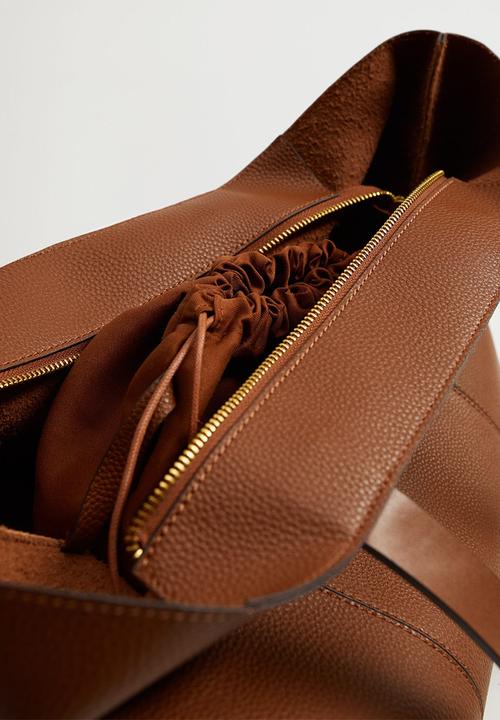 MANGO - Romi bag - tan