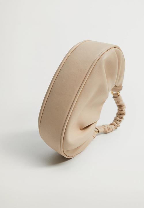 MANGO - Plie bag - cream 