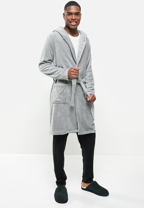 Brave Soul - James dressing gown - grey