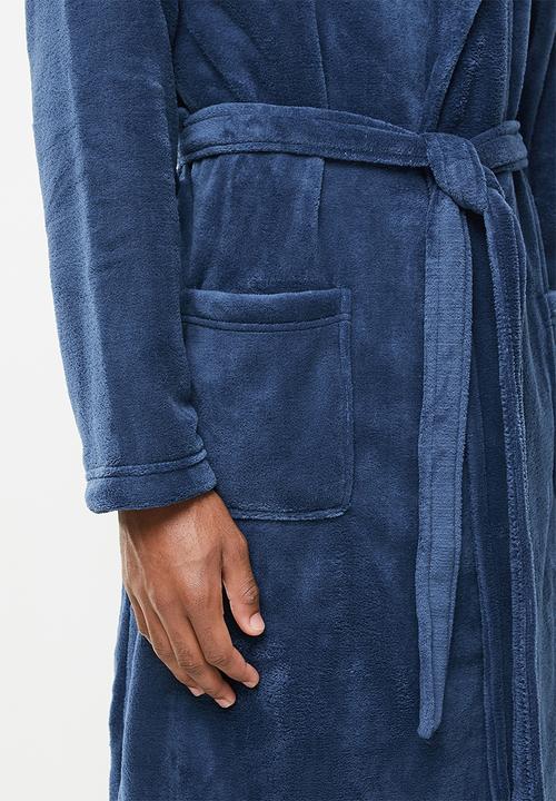Brave Soul - James dressing gown - navy
