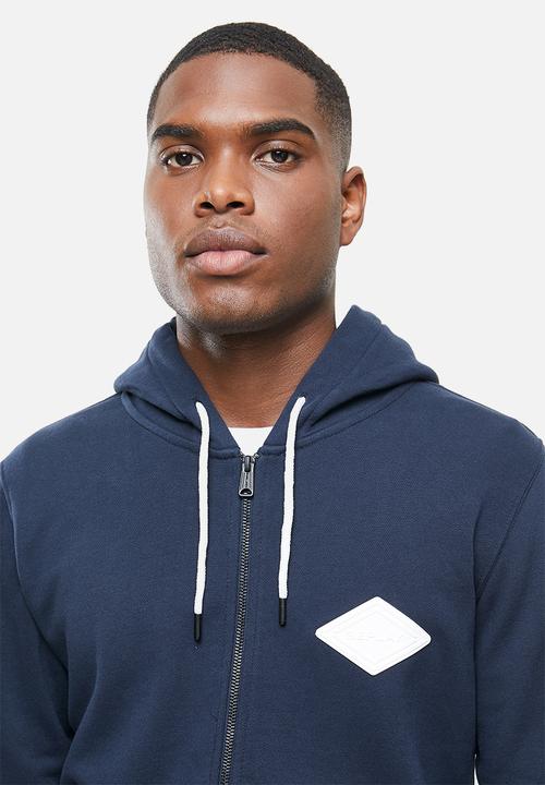 Replay - Replay zip thru hoodie - navy