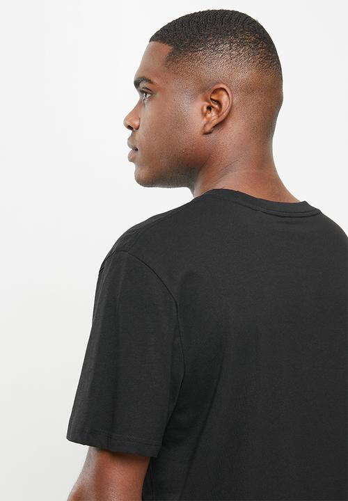 Factorie - Regular graphic T-shirt - black