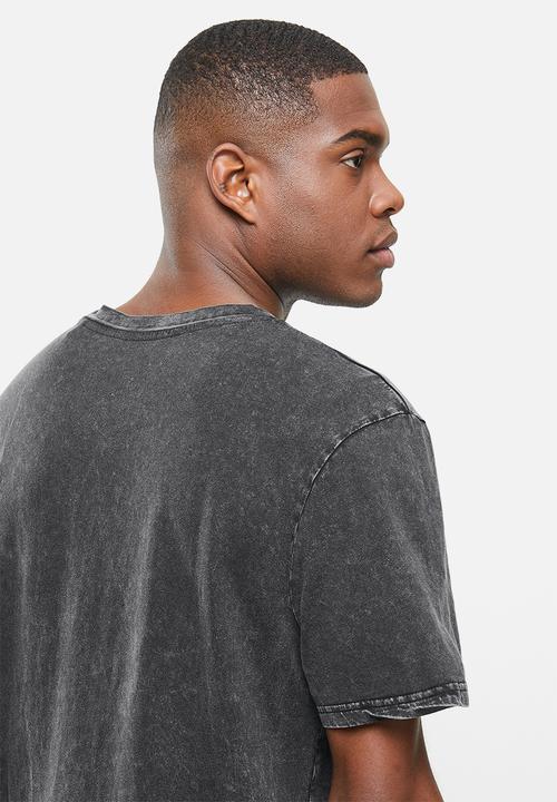Factorie - Regular graphic T-shirt - black