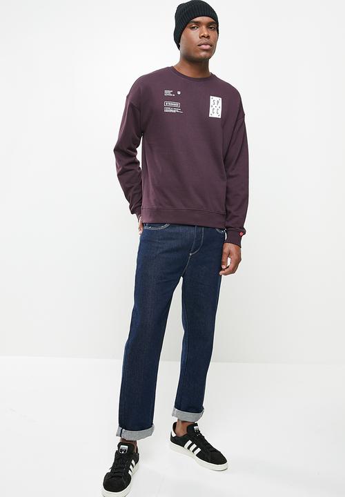 S.P.C.C - Clemens crew neck sweat - purple
