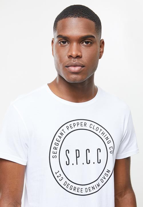 S.P.C.C - Blackwood straight hem tee - white