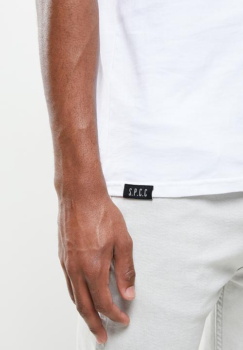 S.P.C.C - Blackwood straight hem tee - white