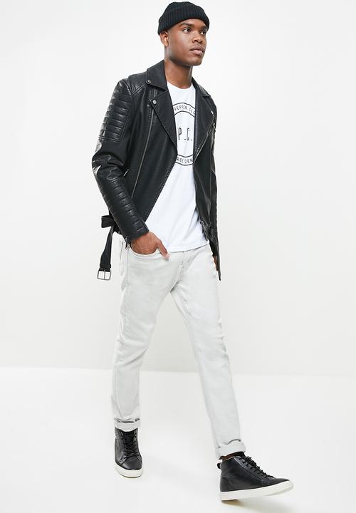 S.P.C.C - Blackwood straight hem tee - white