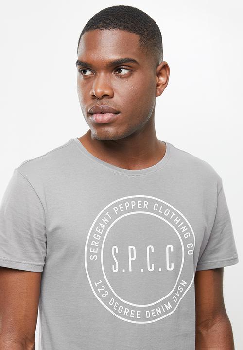 S.P.C.C - Blackwood straight hem tee - grey