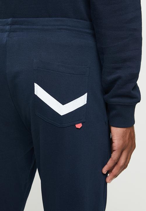 S.P.C.C - Charter elasticated track pants - navy