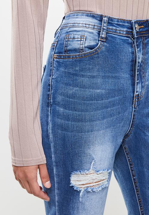 Missguided - Petite sinner skinny jean - blue