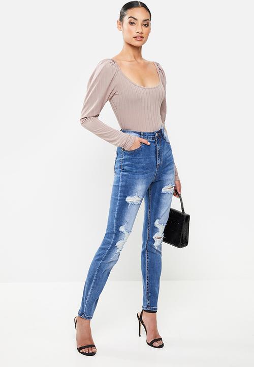 Missguided - Petite sinner skinny jean - blue