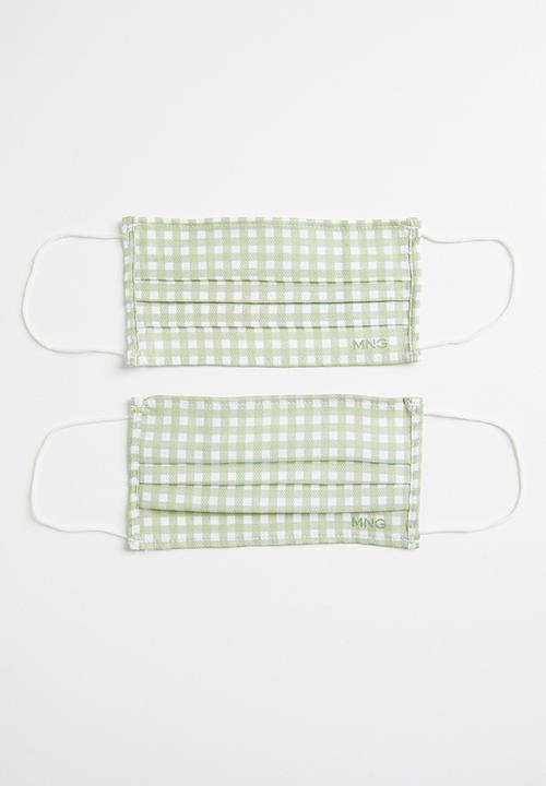 MANGO - Facemask face mack - green