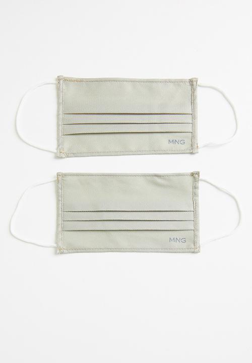 MANGO - Facemask face mack - grey