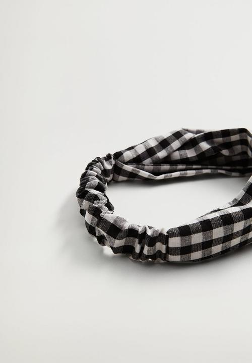 Violeta by Mango - Checki hairband - black