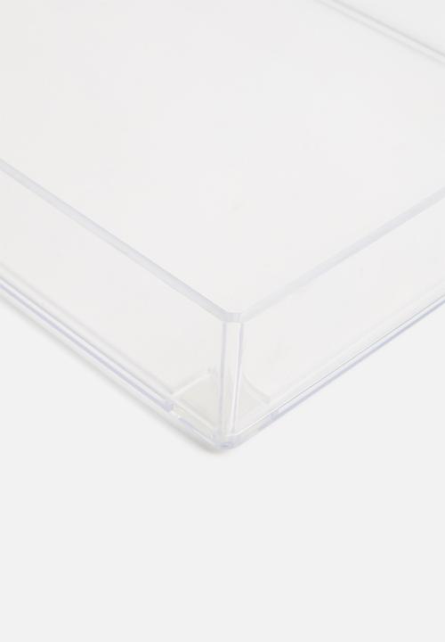 Storage Solutions - Make up organiser mix and match large - clear