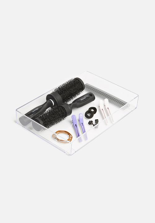 Storage Solutions - Make up organiser mix and match large - clear