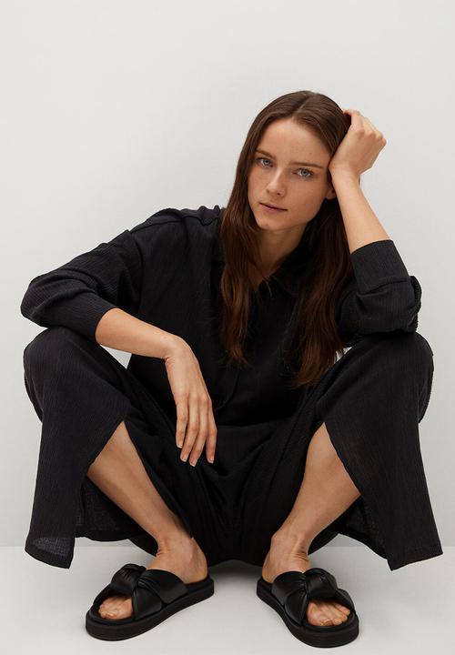 MANGO - Trousers felipe - black
