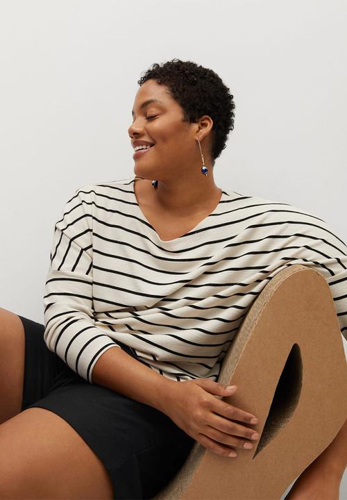 Violeta by Mango - Plus shorts cotili8 - black
