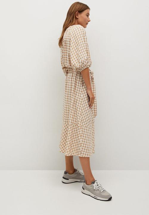MANGO - Skirt picnic - light beige
