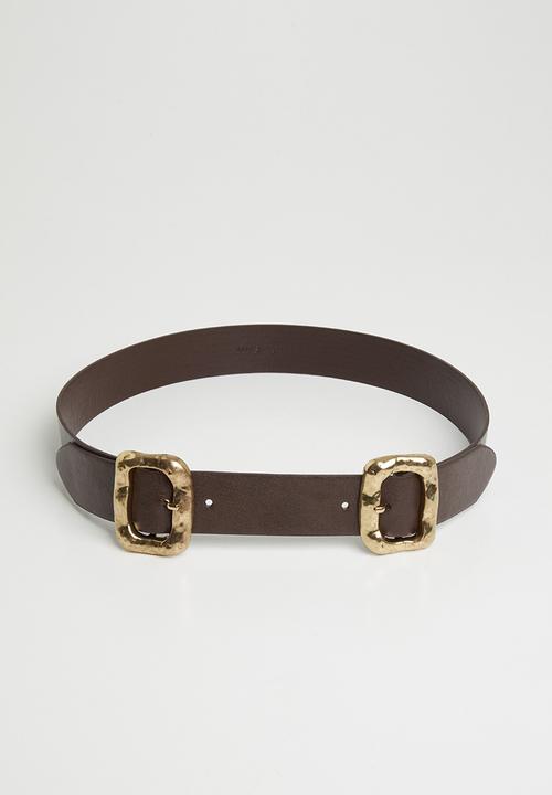MANGO - Wild belt - dark brown