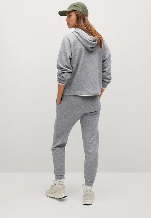 MANGO - Trousers maxime8 - light pastel grey