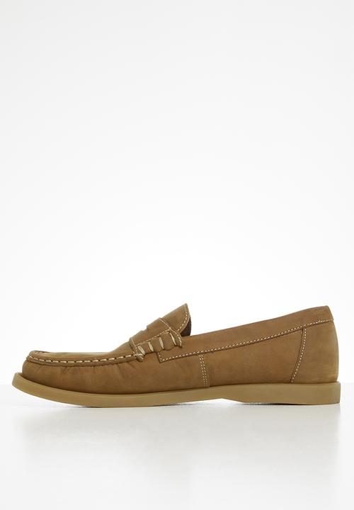 Grasshoppers - Deckskin loafer leather sandiego - brown