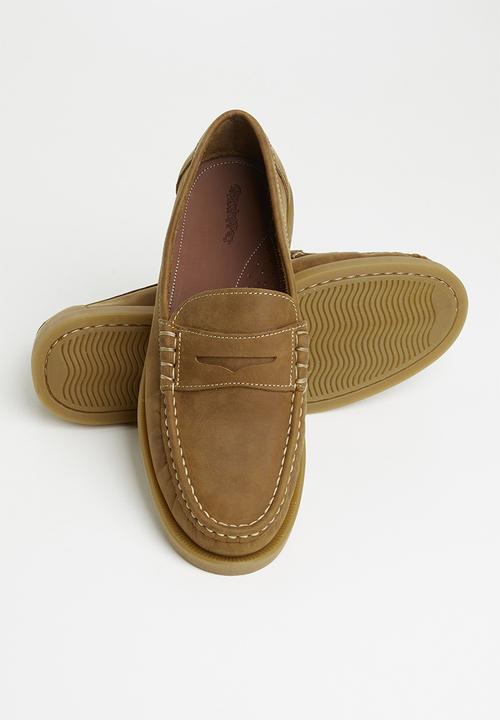 Grasshoppers - Deckskin loafer leather sandiego - brown
