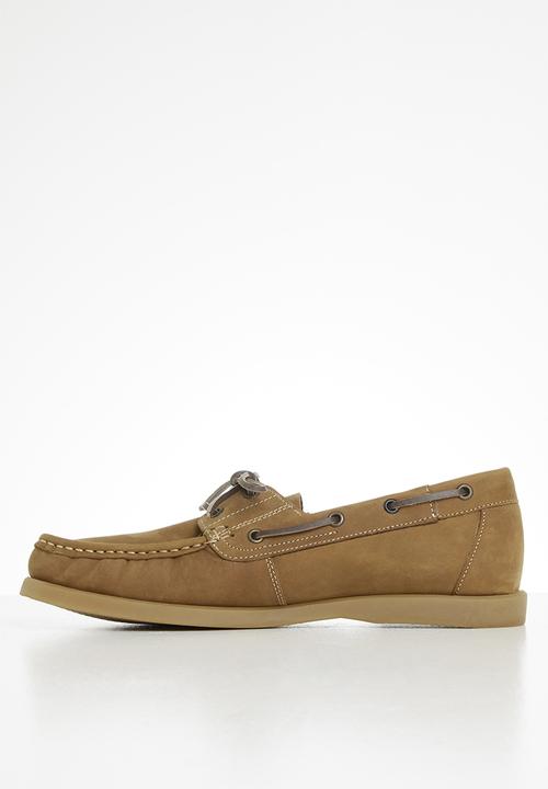 Grasshoppers - Deckskin boatshoe leather sandiego - brown