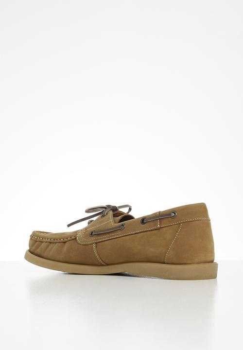 Grasshoppers - Deckskin boatshoe leather sandiego - brown