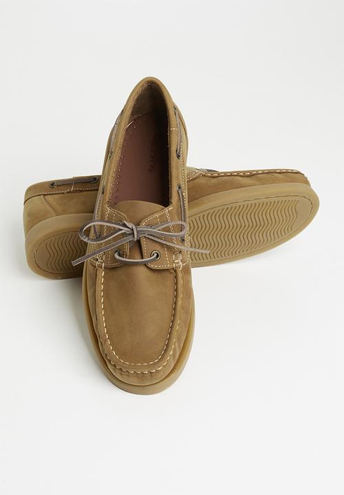 Grasshoppers - Deckskin boatshoe leather sandiego - brown