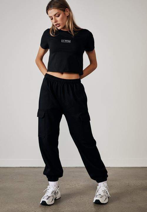 Factorie - Fitted graphic T-shirt - black
