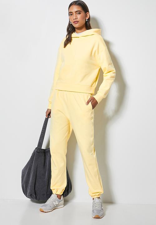 Superbalist - Crop hoodie - yellow