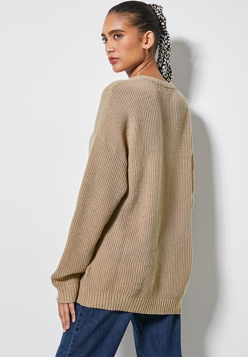 Superbalist - Lofty rib jumper - camel
