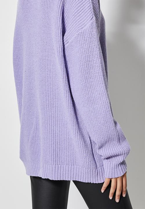Superbalist - Lofty rib jumper - lilac
