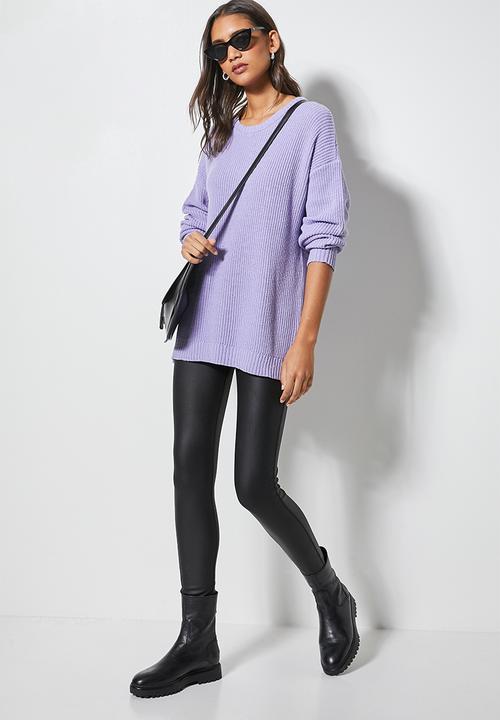 Superbalist - Lofty rib jumper - lilac