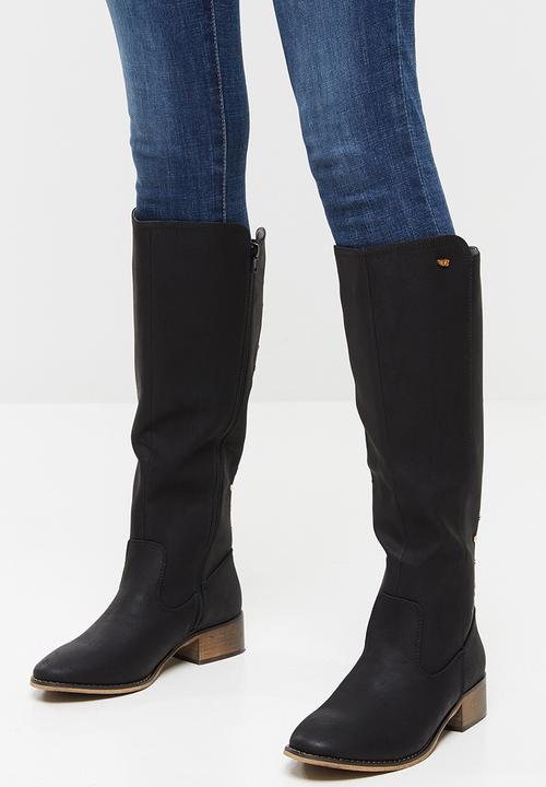 Miss Black - Alicia riding boot - black