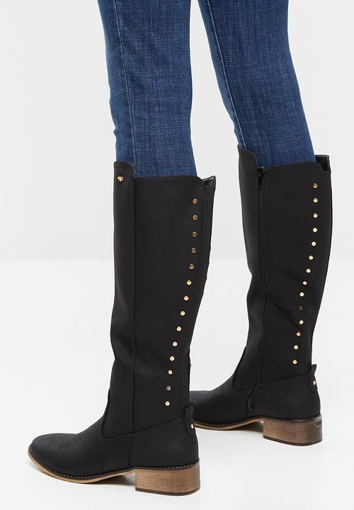 Miss Black - Alicia riding boot - black